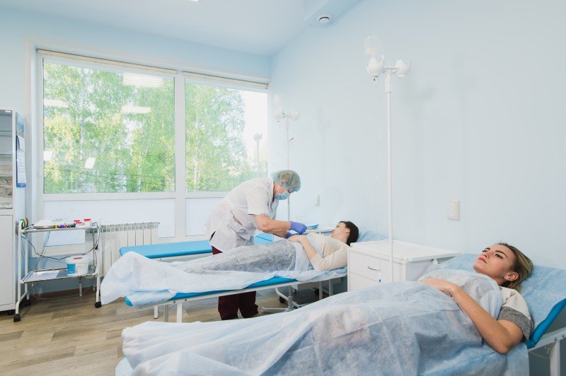Patient hospital bed