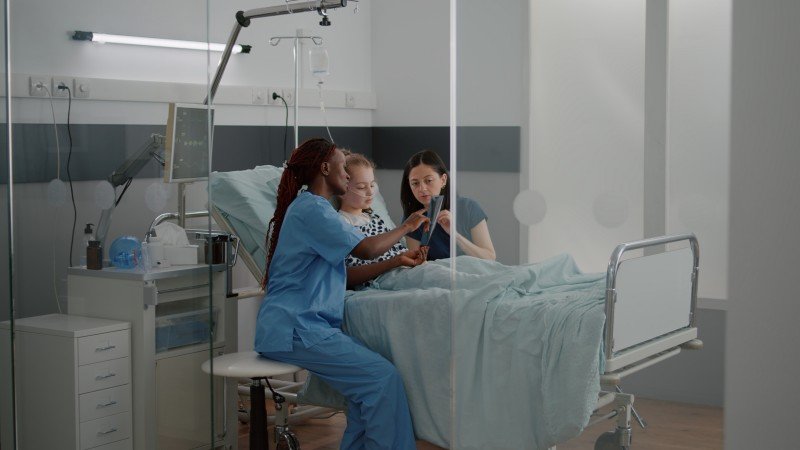 Keling Medizinisches-Krankenhaus-Bett
