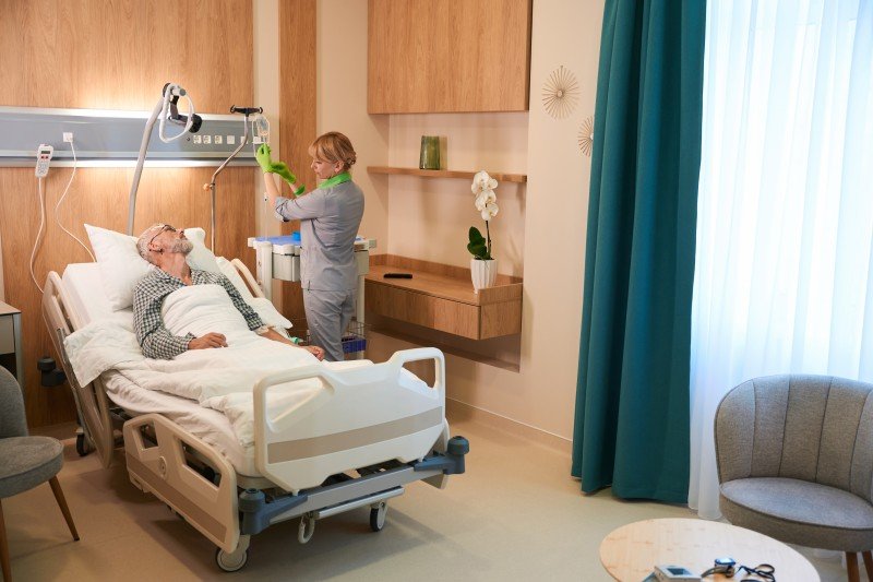 Keling Medizinisches-Krankenhaus-Bett